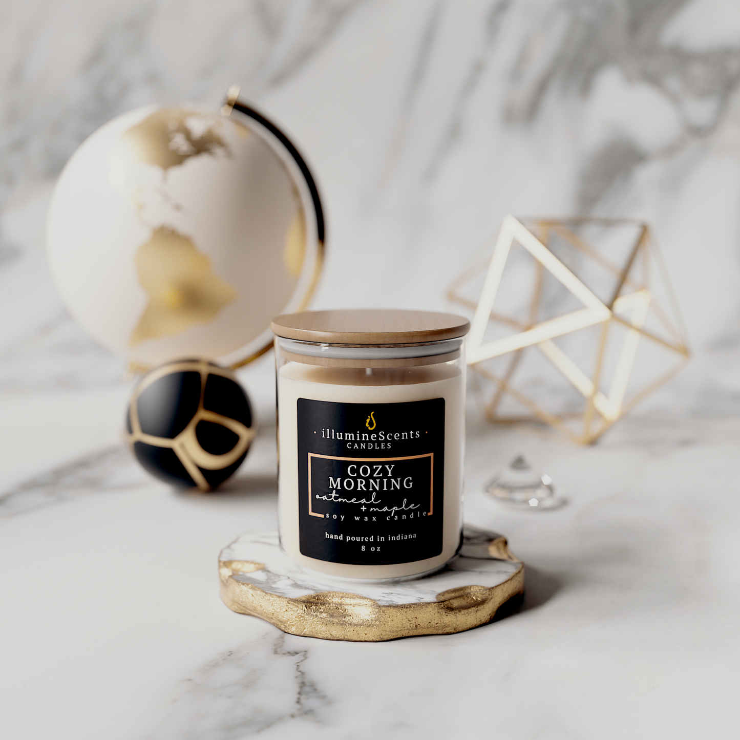 Cozy Morning - Oatmeal & Maple Candle