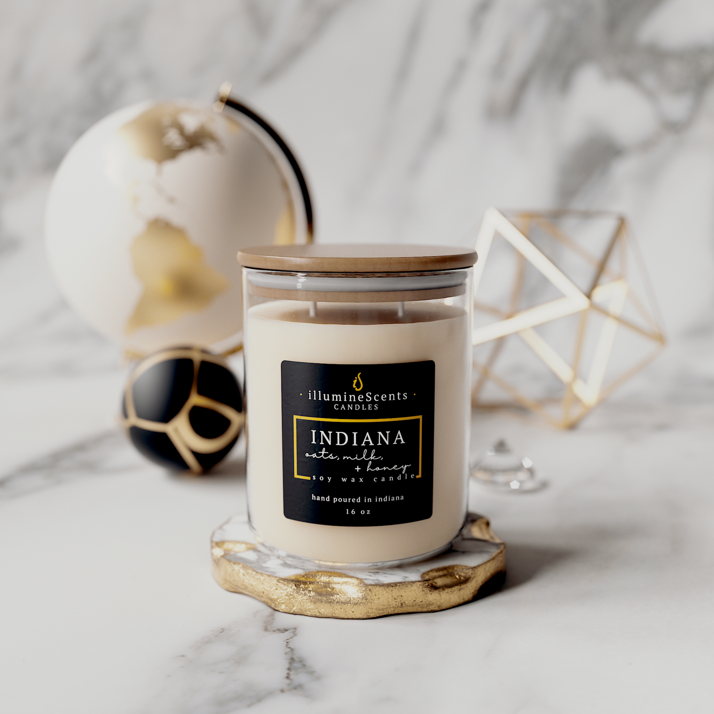 Indiana - Oats, Milk, & Honey Candle