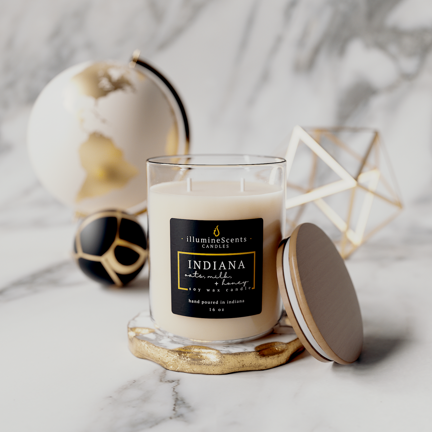 Indiana - Oats, Milk, & Honey Candle